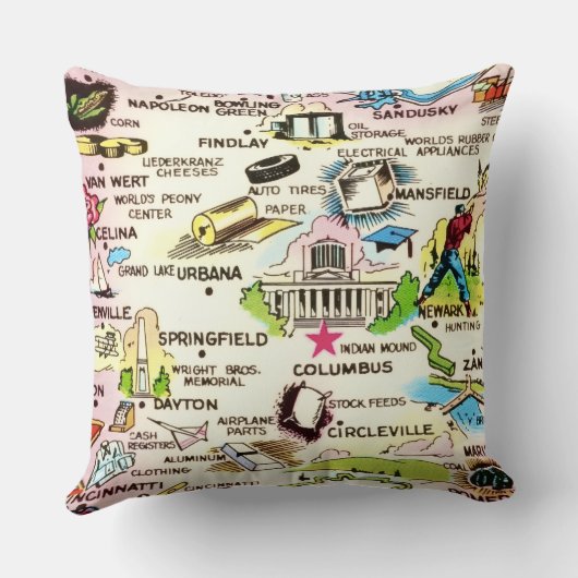  Ohio Greetings  クッション (裏面)