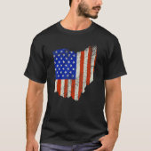 Ohio Home Usa Flag Tシャツ (正面)