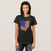 Ohio Home Usa Flag Tシャツ (正面フル)