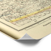 Ohio, Indiana, Kentucky, West Virginia ポスター (角)