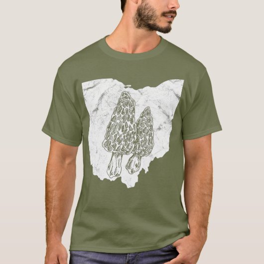Ohio Morel Mushroom Hunting Tシャツ (正面)