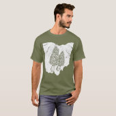 Ohio Morel Mushroom Hunting Tシャツ (正面フル)