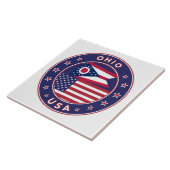 Ohio, Ohio t-shirt, Ohio sticker, phone case タイル (側面)