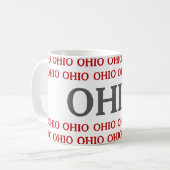 Ohio Pride  コーヒーマグカップ (正面左)