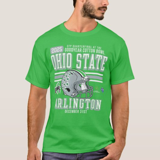 Ohio State Buckeyes Cotton Bowl CFP Quarterfinal 2 Tシャツ (正面)