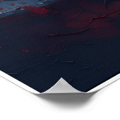 Ohio State Flag Design | Buckeye State Pride Gift  ポスター (角)