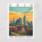 Ohio the Buckeye State USA Travel Place ポストカード (正面)