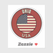 Ohio United States of America シール (シート)