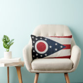 Ohioanの旗 ランバークッション (椅子)
