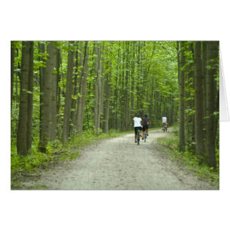 Ohiopyleの州立公園で自転車に乗ること