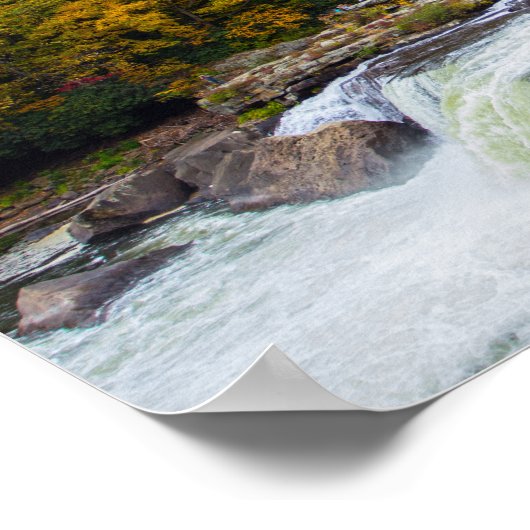 Ohiopyle Falls, Pennsylvania ポスター (角)