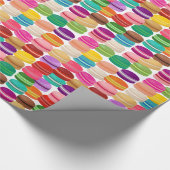 Ohlalalaのフランスのなマカロンのデザート ラッピングペーパー (角)