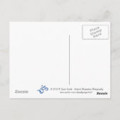 Ohmシンボルはがき（青） ポストカード (裏面)