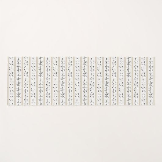 Ohm電気抵抗方程式科学 ヨガマット (正面(横))