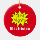 Ohm Mighty電気技師 セラミックオーナメント (裏面)
