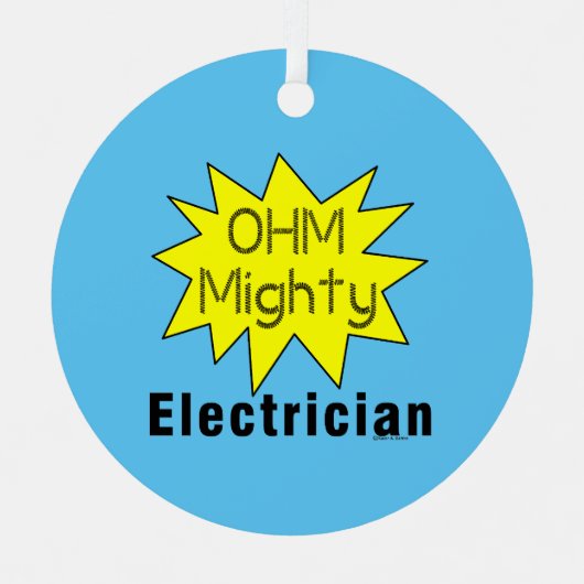 Ohm Mighty電気技師 メタルオーナメント (正面)