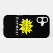 Ohm Mighty電気技師 iPhone 16ケース (裏面横)