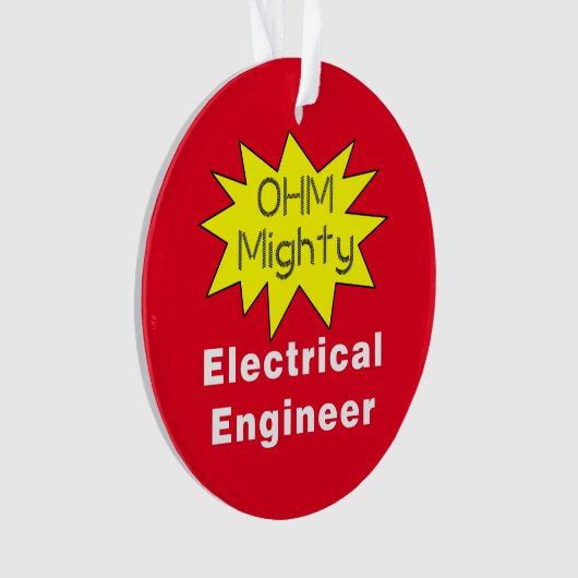 Ohm Mighty Electrical Engineer オーナメント (正面)