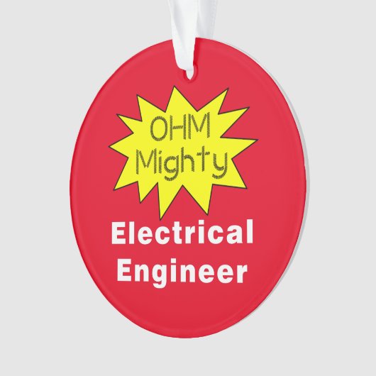 Ohm Mighty Electrical Engineer オーナメント (正面)