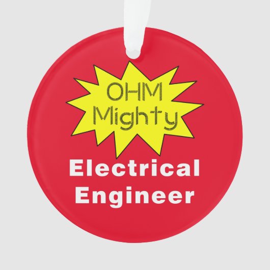 Ohm Mighty Electrical Engineer オーナメント (正面)