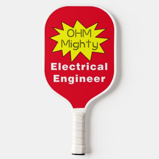 Ohm Mighty Electrical Engineer ピックルボールラケット (裏面)
