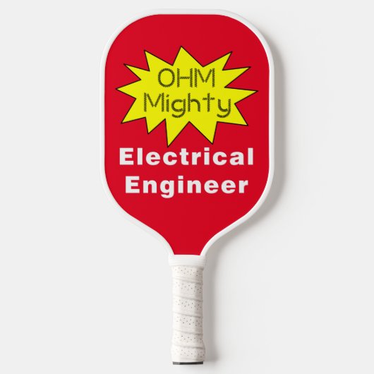 Ohm Mighty Electrical Engineer ピックルボールラケット (正面)