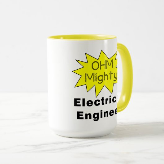 Ohm Mighty Electrical Engineer マグカップ (正面右)