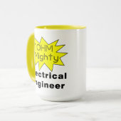 Ohm Mighty Electrical Engineer マグカップ (正面左)