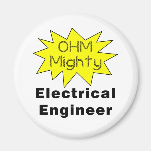 Ohm Mighty Electrical Engineer マグネット (正面)
