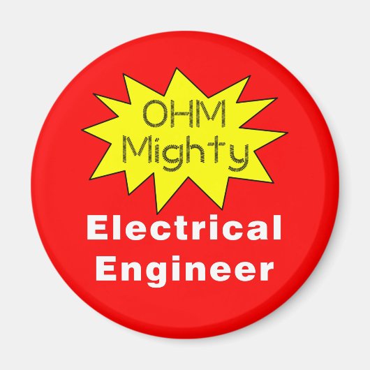Ohm Mighty Electrical Engineer マグネット (正面)
