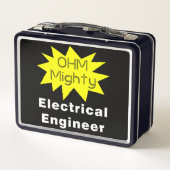 Ohm Mighty Electrical Engineer メタルランチボックス (裏面)
