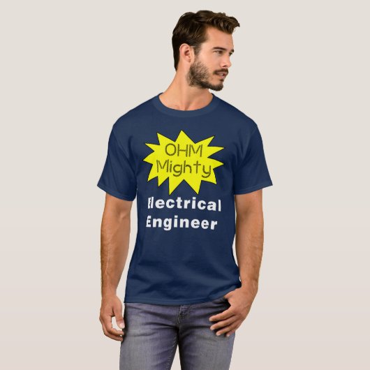 Ohm Mighty Electrical Engineer Tシャツ (正面フル)