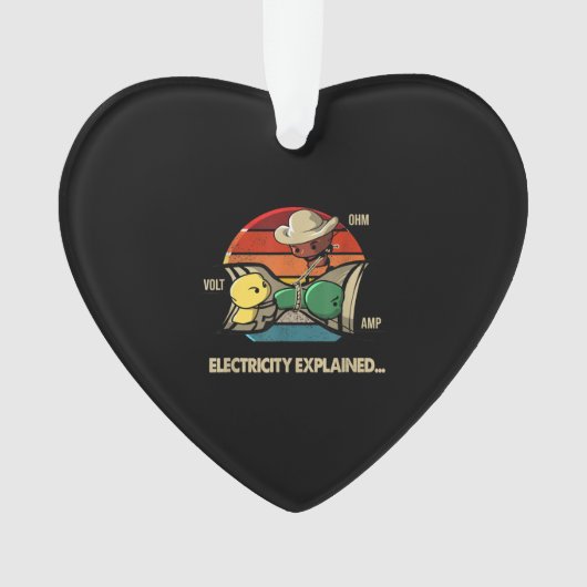 Ohm Volt Amp Electrician説明 オーナメント (正面)
