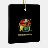 Ohm Volt Amp Electrician説明 セラミックオーナメント (右)