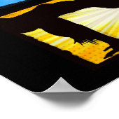 Ohm Yoga瞑想ポスター ポスター (角)