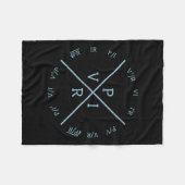 Ohms Law Power Wheel - Electrical Electronics Engi フリースブランケット (正面(横))