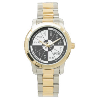 Ohm's Law Watch – 白黒 腕時計