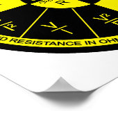 Ohm's Law wheel Poster – 黄色 ポスター (角)