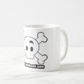 OHNのスカルのマグ コーヒーマグカップ (正面右)