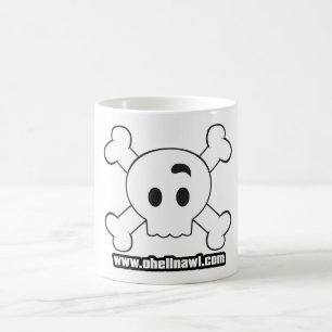 OHNのスカルのマグ コーヒーマグカップ