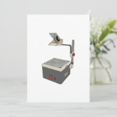 OHP 80s 90sオーバーヘッドプロジェクタ 招待状 (スタンド正面)