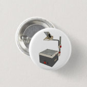 OHP 80s 90sオーバーヘッドプロジェクタ 缶バッジ (正面&裏面)