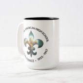 OHSのアヤメのマグ2 ツートーンマグカップ (正面左)