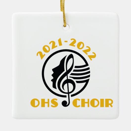 OHSChoir 2021-2022 セラミックオーナメント (正面)