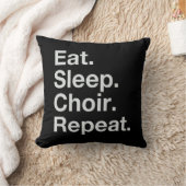 OHSChoir EatSleepChoirRepeat/Tiger暗枕 クッション (ブランケット)