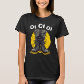 Oi Punk Music Skinhead Combat Boots  Oi Punk Tシャツ (正面)
