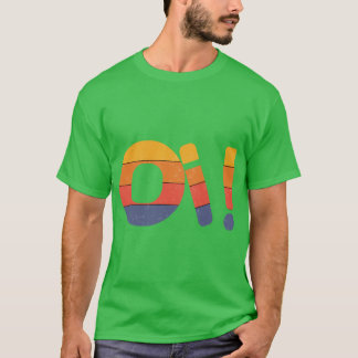 OI Roy が友達に HI と言っています Tシャツ