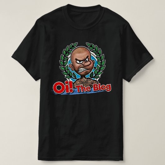 Oi the Blog Cartoon Tシャツ (デザイン正面)