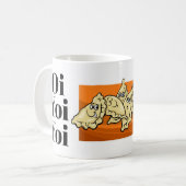 Oi Yoi Yoi Perogiesの漫画のマグ コーヒーマグカップ (正面左)