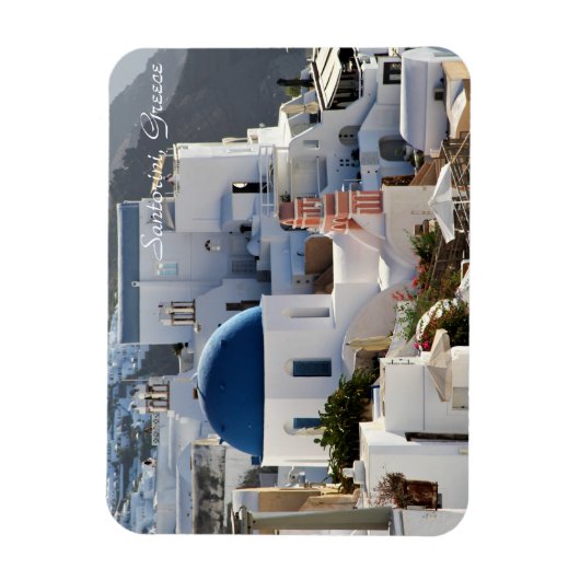 Oia,サントリーニGreece,写真,磁石 マグネット (縦)